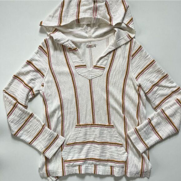 Faherty Baja Poncho Beach Sweater XS - Picture 2 of 9
